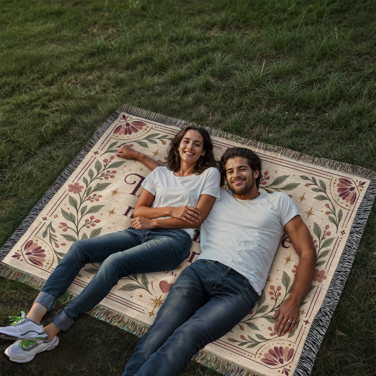 The People We Love — Heirloom Woven Blanket.