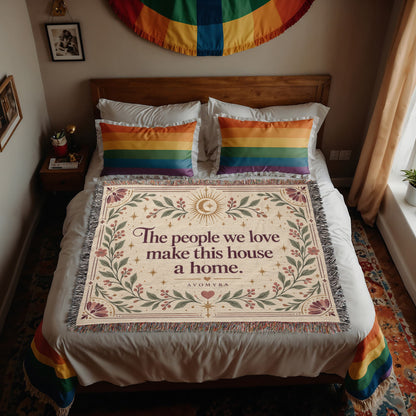 The People We Love — Heirloom Woven Blanket.