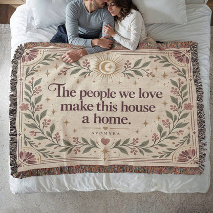 The People We Love — Heirloom Woven Blanket.