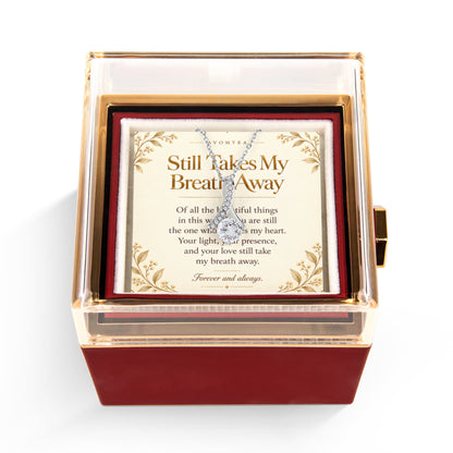 Still Takes My Breath Away — Preserved Rose Alluring Beauty Necklace