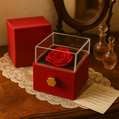 Still Takes My Breath Away — Preserved Rose Alluring Beauty Necklace