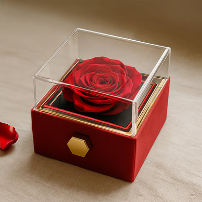 Choose You Again Preserved Rose & Love Necklace